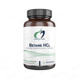 Betaine HCl with Pepsin -120 Capsules