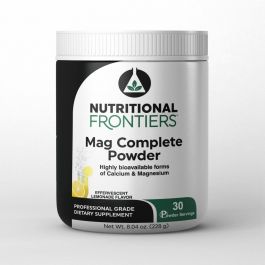 Mag Complete Powder- 30 Serving Effervescent Lemon Lime